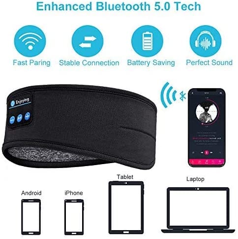 Bluetooth Sleeping Headphones Sports Headband